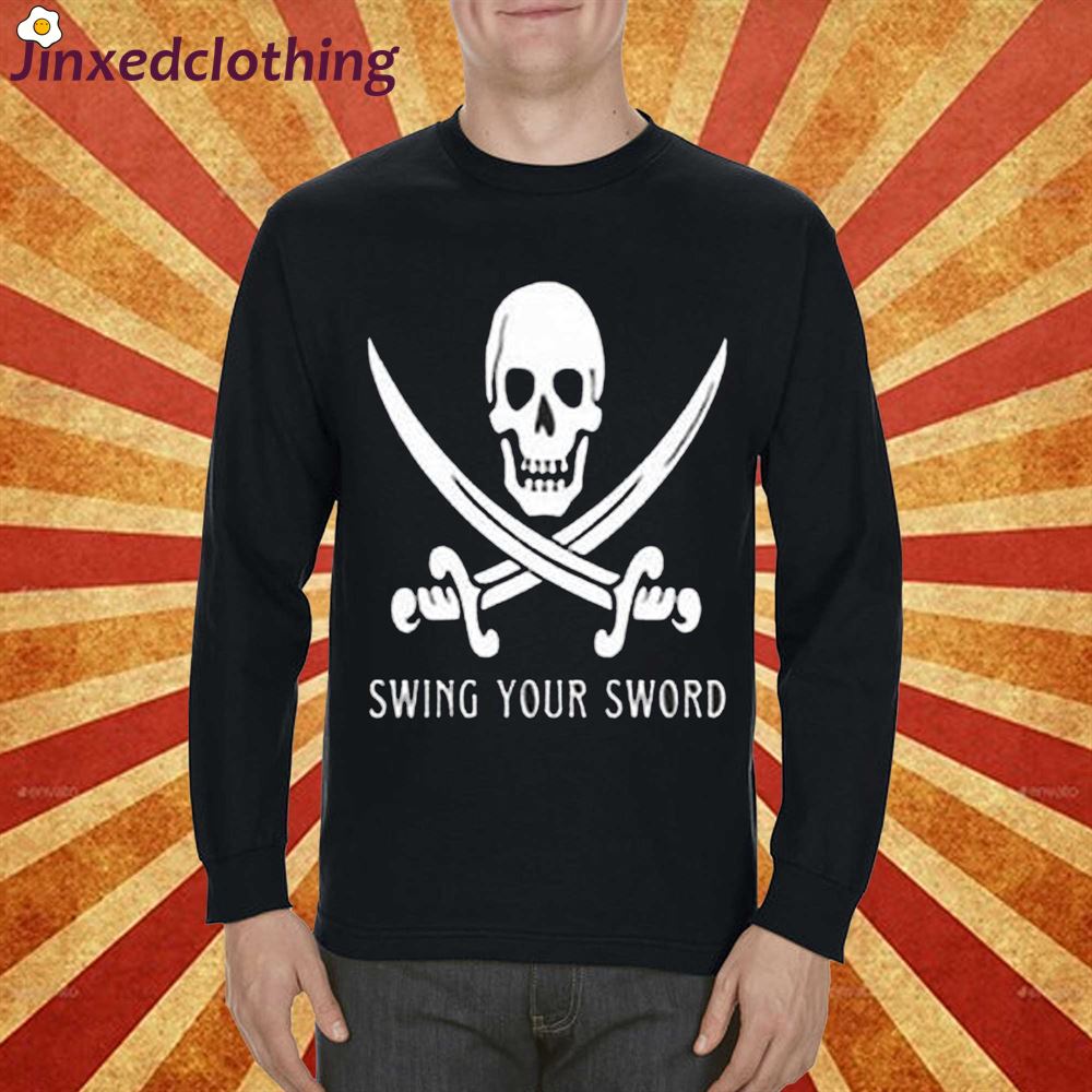 Mike Leach Wsu Pirate Swing Your Sword Shirt 